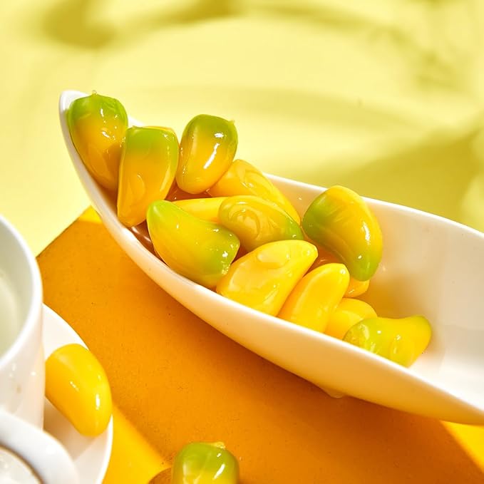 Happy Global Kozed Peelable Gummy Candy Mango Flavors 3 Pack, Fun Fruity Role Party Snack, Chewy Sweet Treat with Juicy Flavor,Halal-Certified Holiday Gifts