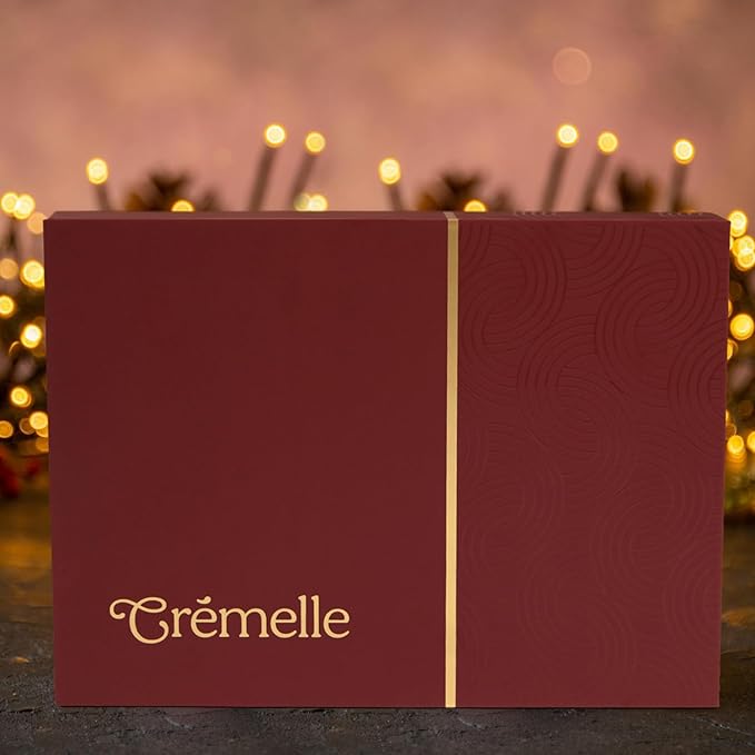 Cremelle Chocolate Gift Box, 20 Pieces Collection of Valentine's Day Chocolate Gift Basket, Perfect Chocolates Assortments for Any Occasion, Holidays, Birthdays, Anniversaries, Corporate Gourmet Gifts Baskets and More