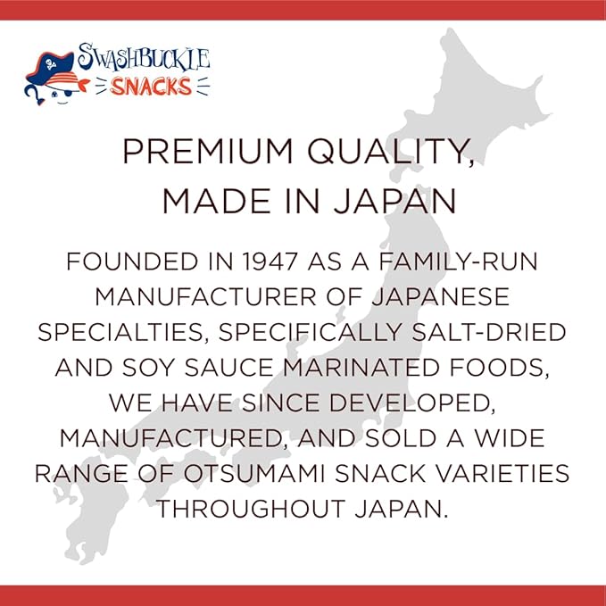 Swashbuckle Snacks Crispy Tempura Calamari Snack Chips Cheese Flavor 5.29oz (150g), Made in Japan, Otsumami