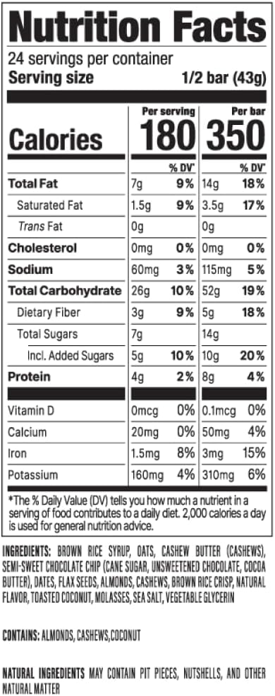 PROBAR - MEAL Bar, Chocolate Coconut, Non-GMO, Gluten-Free, Healthy, Plant-Based, Whole-Food Ingredients, Natural Energy (12 Count)