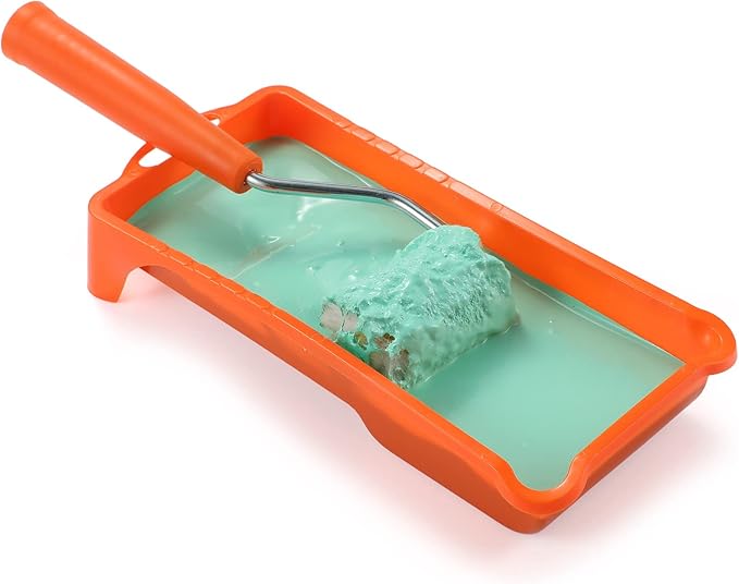 Paint Roller, 2 Inch Small Fine Finish Paint Roller Kit with Tray - Mini Roller Frame,Microfiber Roller Covers,Mini Acrylic Fiber Trim Brush House Decoration Painting