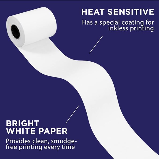 Thermal Paper for Clover Mini by Paper Planet | C200, C300, C301, C302, C305 | 8 Rolls