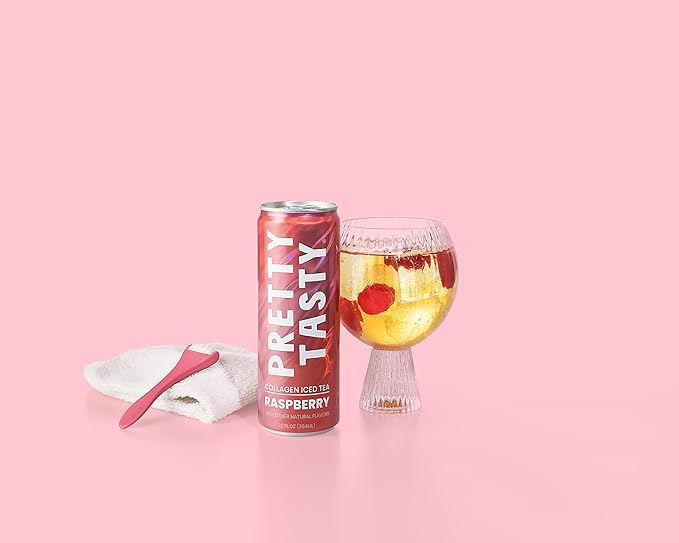 Pretty Tasty Radiance Collagen Tea - Beauty and Wellness - 10g Collagen Peptides Mix - (12 Pack) Variety