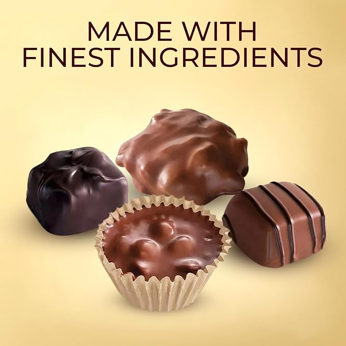 Cremelle Chocolate Gift Box, 20 Pieces Collection of Valentine's Day Chocolate Gift Basket, Perfect Chocolates Assortments for Any Occasion, Holidays, Birthdays, Anniversaries, Corporate Gourmet Gifts Baskets and More