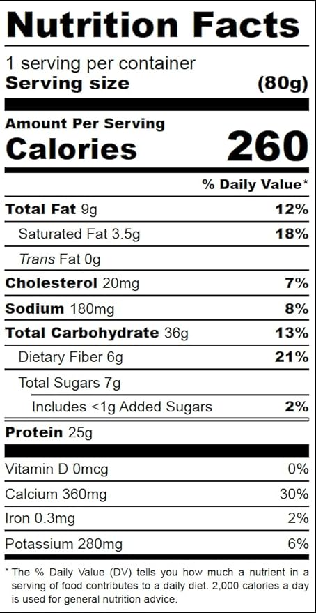 Crispy Rice Protein Treat Bar Cookies And Cream | 25g Protein, Low Sugar, Clean Ingredients, 7 g Fiber, Gluten Free | High Protein Snack for On-the-Go, Post-Workout or Dessert Cravings | 8 Count