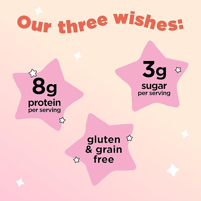 Three Wishes Grain-Free & Protein Cereal - Healthy, Low Sugar & Gluten-Free Breakfast Cereal - Low Carb, Plant-Based, Vegan & Non-GMO - Cinnamon (Big Box), 2-Pack