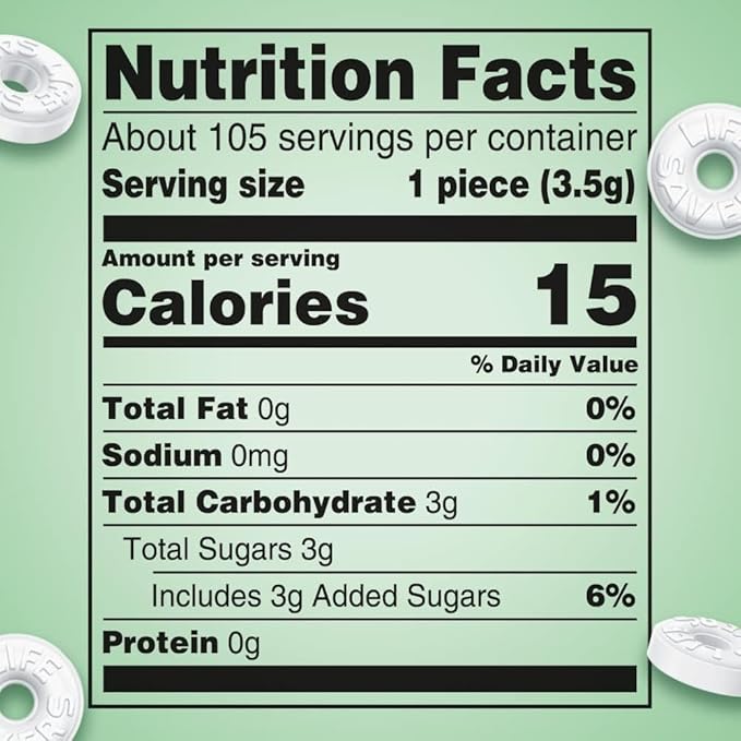 Winto green Mints Bulk Individually Wrapped, 2lb Pack of LifeSavrs Hard Candy, Candy in Bulk Perfect for Holidays, Weddings and Corporate Events