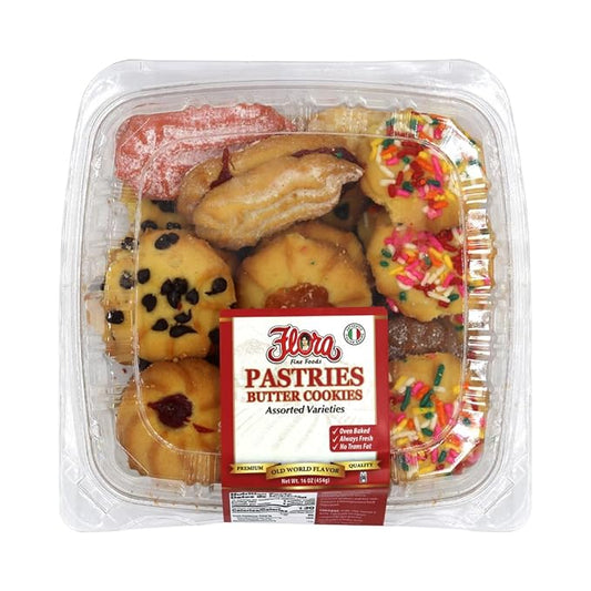 Italian Pastries Butter Cookies (Assorted Varieties)