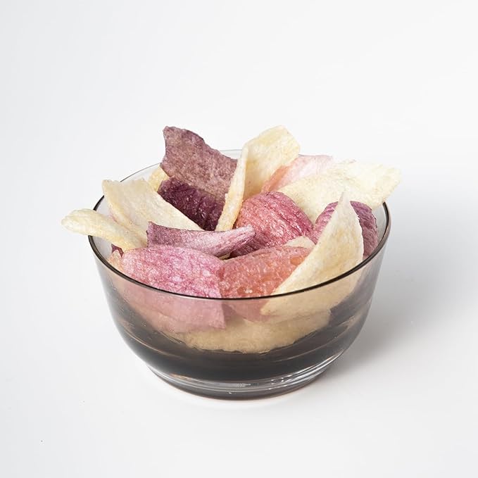 Root Foods Onion Chips, Natural Veggie Snack, Non-GMO Vegetable Crisps, Good for Adults, Kids, Vegan, Gluten Free, Kosher, Halal 6 pack