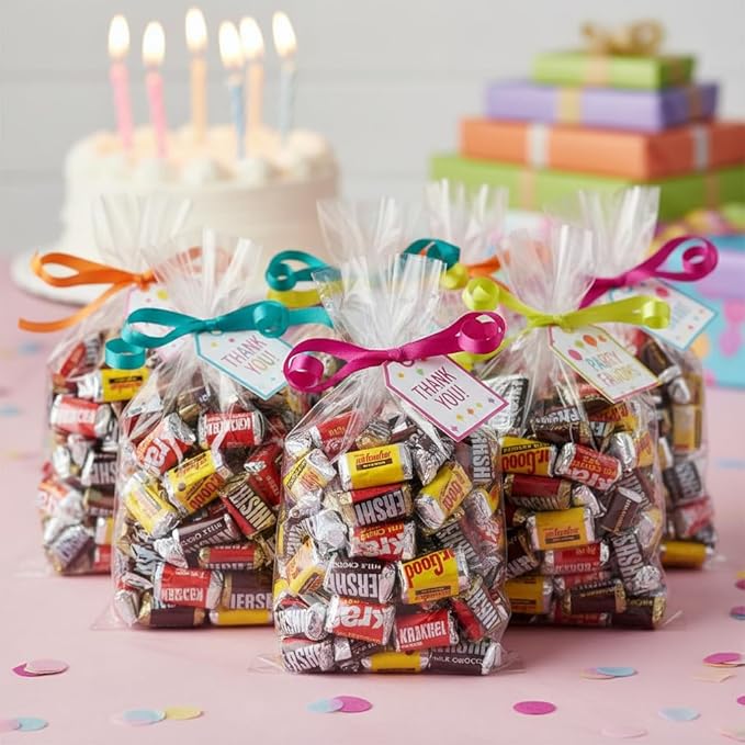 Chocolate Assorted Miniatures Bulk Candy Variety Pack - 2lb Bulk Chocolate Candy Individually Wrapped Great for Party Favors, Candy Bowls, Gift Bags, and Office Treats - Chocolate Candy Miniatures Assortment Bulk Pack - 2 Pounds