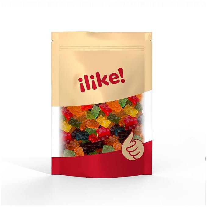 Gummi Bears Candy | 2 Pound Bag | Assorted Fruit Flavors | Bulk Gummies for Candy Buffets, Party Favors and Goody Bags | Classic Chewy Treat