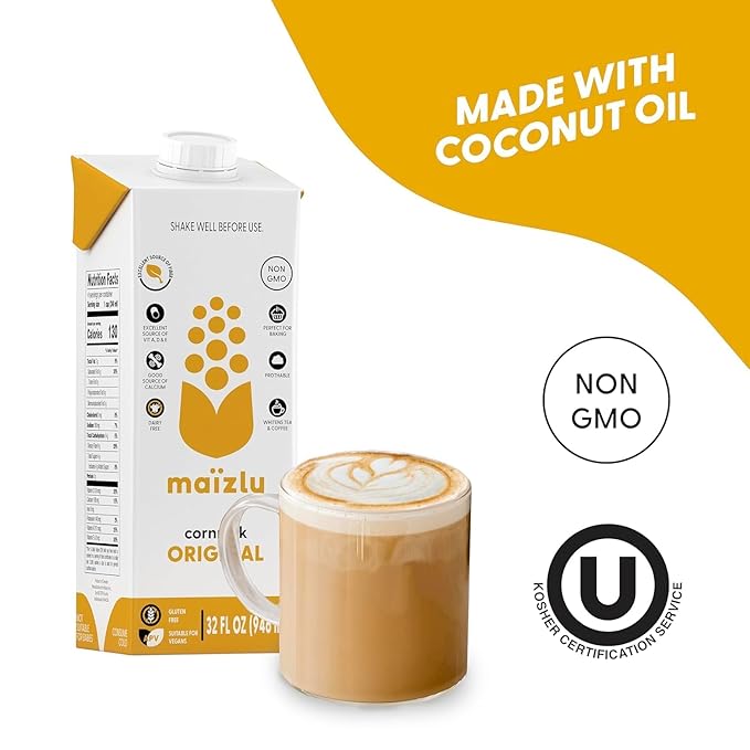 Maizly Original Corn Milk (32 Fl Oz (Pack of 2), Maizly Mix)