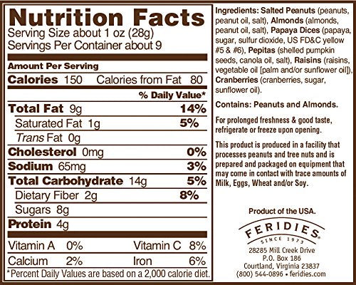 FERIDIES Sweet and Spicy Snack and Trail Mix Assortment (Rt.58 Trail Mix, Campfire Crunch, Happy Hour Heat, and 5'O Clock Crunch)