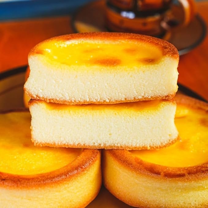Egg Tarts Cake Snack, 6 Individually Wrapped 9.74oz Egg Tarts Cake,10.59 oz