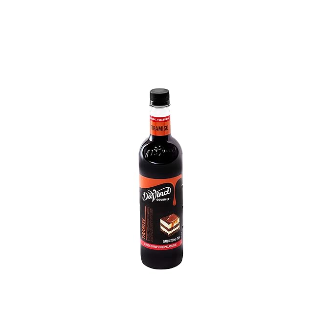 DaVinci Gourmet Classic Tiramisu Syrup, 25.4 Fluid Ounces (Pack of 4)