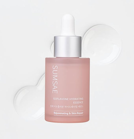 Isoflavone Hydrating Essence - Korean Skin Care with Polyglutamic Acid γ PGA from Korean Fermented Soybeans Hydrating and Firming Essence 30ml/1.01 fl.oz.