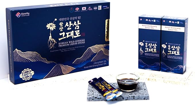 KPurity Korean Wild Ginseng 70% Liquid Sticks (1)
