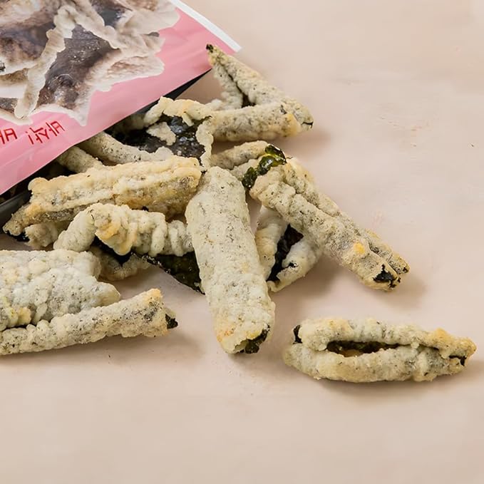 [Dongwon] YANGBAN Seaweed Chips | Enticing Shrimp Flavor | Authentic Korean Nori Seaweed Snack | Crispy and Light | Traditional Kimbugak (김부각) Snack (1.76 oz x 1 pack)