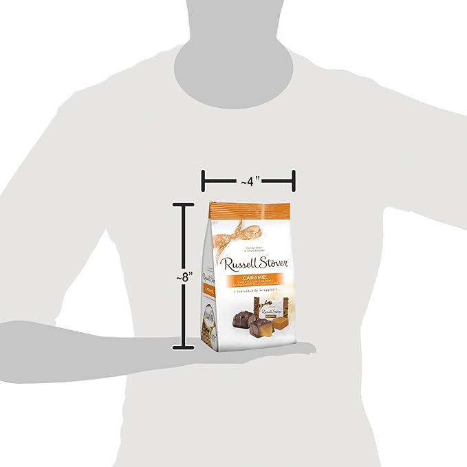 Russell Stover Mini Gusset Bag, Caramel, 36 Ounce (Pack of 6) (9790)