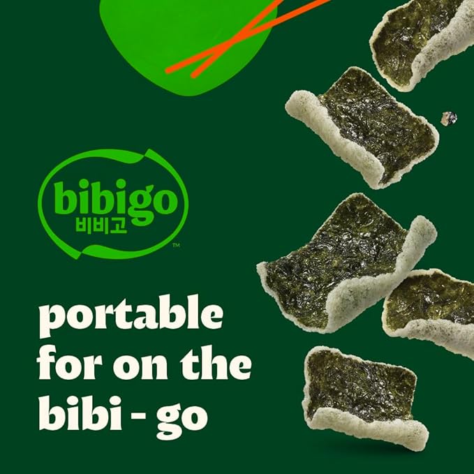 Bibigo Spicy & Sweet Seaweed Chips, 1.41 Ounce (Pack of 6)