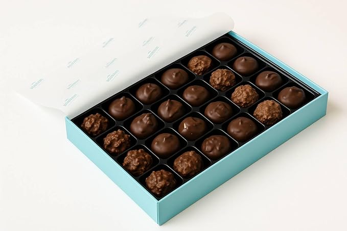 Andy Anand's Exquisite Sugar Free Chocolate Sampler: Unbelievably Delicious, Guilt-Free Indulgence in Assorted Gourmet Flavors, Gift Boxed (13 Oz) - Diabetic Friendly!