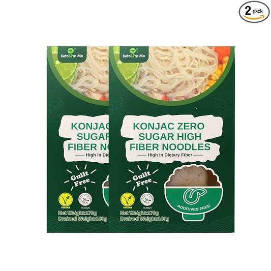 Konnyaku Noodles – High Fiber Keto Pasta Alternative, Vegan, Paleo, Low Carb, Sugar-Free