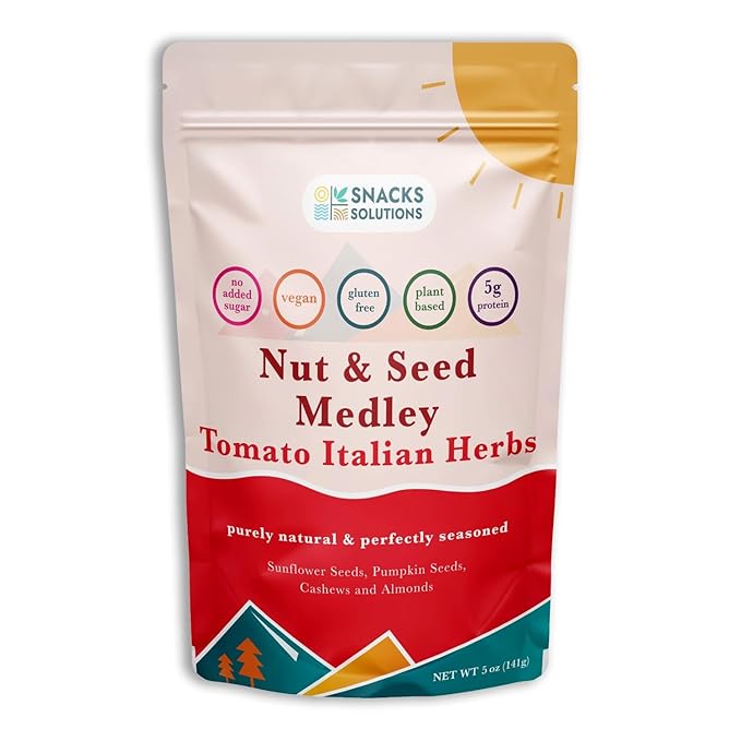Snacks Solutions Nut and Seed Variety Pack (5 Ounce (Pack of 4))