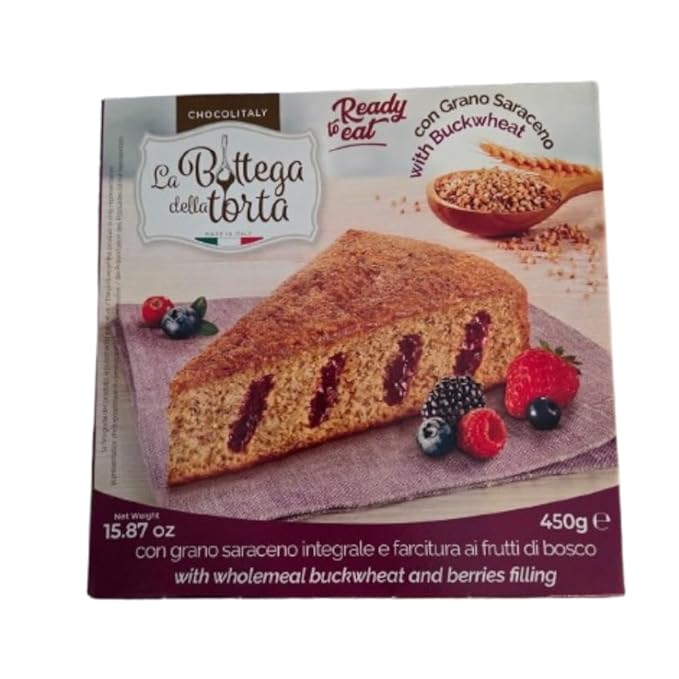 Buckwheat Cake with Berry Filling by ChocolItaly, 15.87 oz (450 g) [Expiration Date 2/28/26]