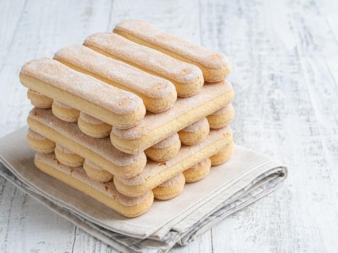 Sanniti Italian Savoiardi Ladyfingers Cookies | Product of Italy | Biscuits Great for Snacking and Tiramisu, 500 Grams (17 oz)