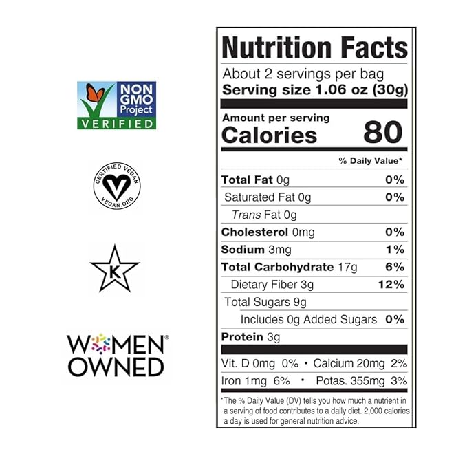 Amäzi Foods | Ginger Lime Dried Jackfruit (6 Pack) | All Natural Snacks | Gluten Free Healthy Dried Fruit Snacks