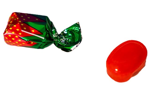 Strawberry Bon Bons - 2 lbs of Delicious Chewy Filled Sweet Individually Wrapped Hard Sucking Candy