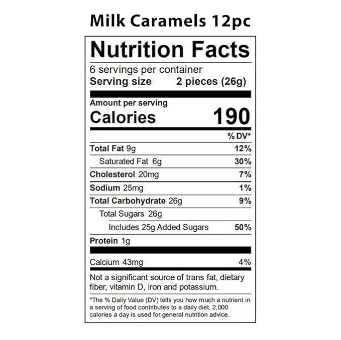 Vermont Nut Free Chocolates Boxed Chocolate Caramels (Milk Chocolate) 12-Piece, Nut-Free, Egg-Free, Kosher