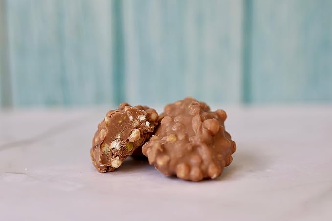 DEFI Milk Chocolate Crispy Superfood High-Protein Bites – 26g of Protein per Serving, Gluten-Free, Non-GMO, Kosher – Ideal On-the-Go Snack for Active Lifestyles