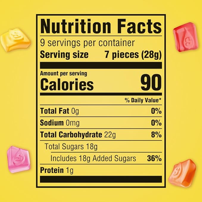 STARBURST Gummies Original Gummy Chewy Fruit Candy, Sharing Size, 9 oz Bag (Pack of 8)