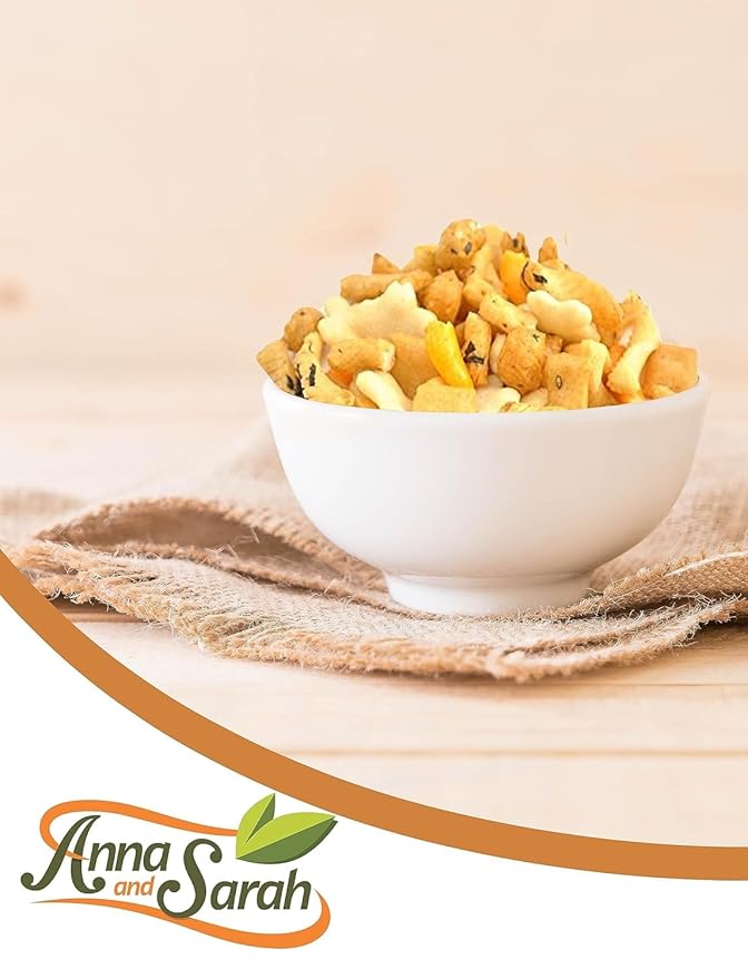 Anna and Sarah Oriental Rice Crackers in Resealable Bag, Crunchy & Spicy No Artificial Colors in Resealable Bags, 3 Lbs