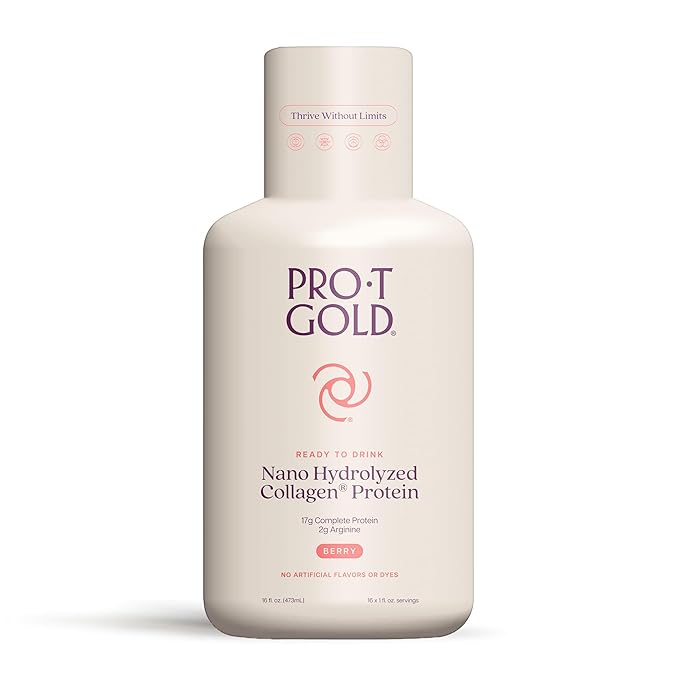 ProT GOLD Berry Sugar Free Liquid Protein Shot - 16oz Anti Aging. Proven to Boost Immunity. Formula Trusted by 4,000+ Medical Facilities for Complete Protein Nutrition and Proven 2X Faster Healing