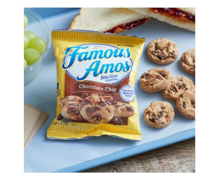 Chocolate Chip Cookies, Bite-Size, 2 oz Individual Bags - (12 - Count)