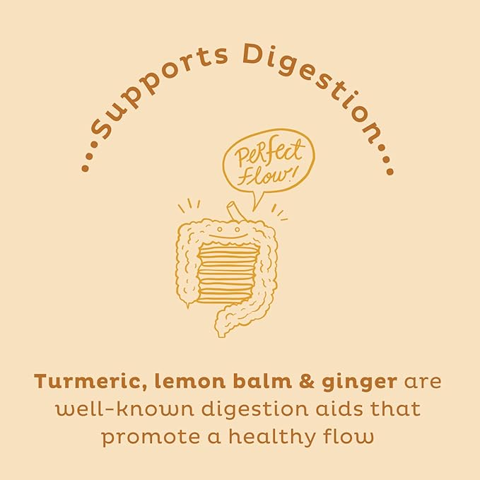 KOS Golden Mylk with Tumeric and Ginger, Organic Superfood Latte Powder, Adaptogen Mushroom Blend - Coffee Creamer, Dessert & Smoothie - Caffeine Free, Vegan, Dairy-Free, Gingerbread Chai, 28 Servings