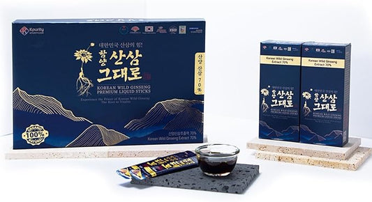 KPurity Korean Wild Ginseng 70% Liquid Sticks (1)
