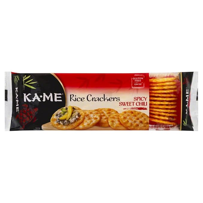 Ka Me Rice Crackers Spicy Sweet Chili, 3.5 oz