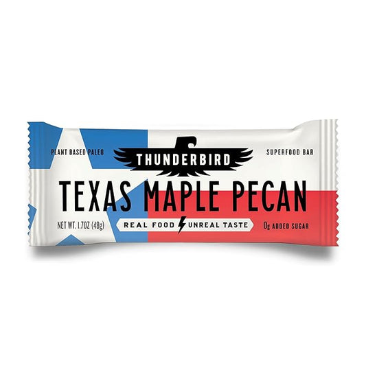 THUNDERBIRD ENERGETICA Texas Maple Pecan Bar 12 Count, 1.7 OZ