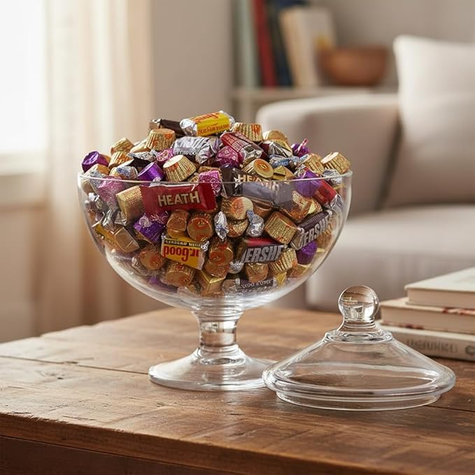 Chocolate Assorted Candy Variety Pack - 2lb Bulk Chocolate Candies Individually Wrapped for Candy Dish Filling, Party Favors, Gift Bags, Sharing and Snacking - Bulk Candy Assortment - 2 Pound Miniature Chocolate Mix