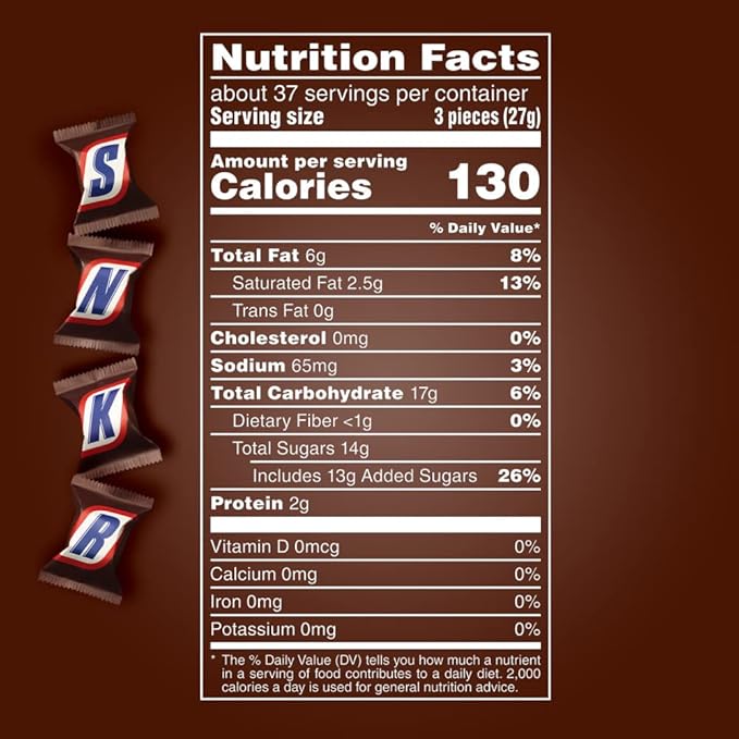 SNICKERS Minis Size Milk Chocolate Candy Bar Bulk Assortment, 35.6 oz Bag (Pack of 2)