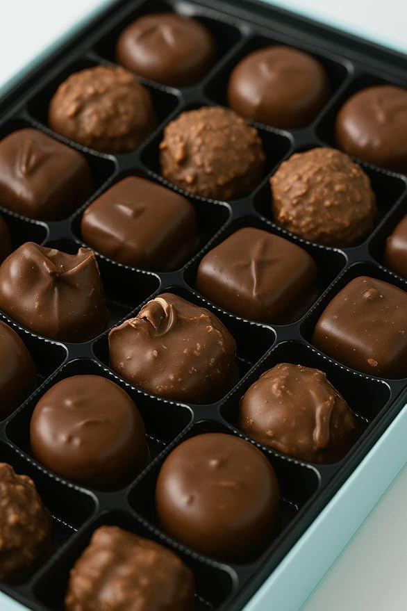 Andy Anand's Exquisite Sugar Free Chocolate Sampler: Unbelievably Delicious, Guilt-Free Indulgence in Assorted Gourmet Flavors, Gift Boxed (13 Oz) - Diabetic Friendly!