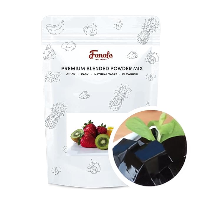Fanale Premium Grass Jelly Bubble Tea Flavoring Powder | Perfect for Baking, Smoothies, Desserts and Drinks | Instant Flavoring Powder for Boba Milk Tea - 2.2 Pounds (Pack of 1)
