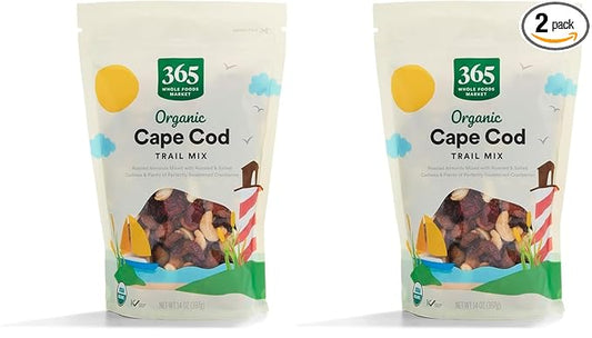 365 by Whole Foods Market, Organic Cape Cod Trail Mix, 14 Ounce (Pack of 2)
