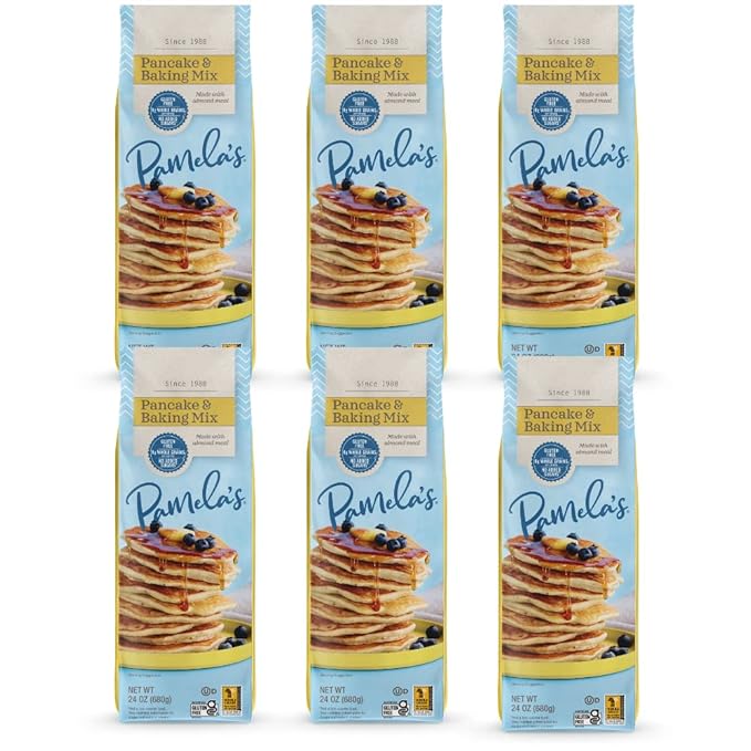 Pamela’s Baking Mixes, Baking & Pancake Mix, Gluten-Free, 24 oz. (Pack of 6)