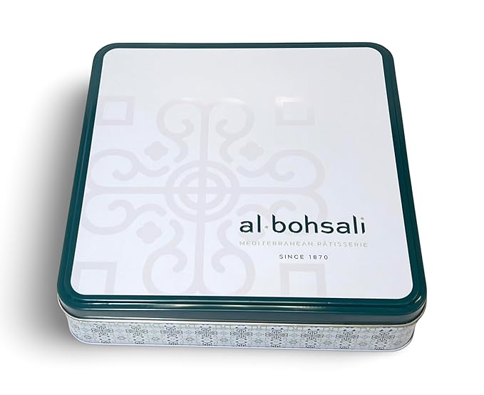 Al Bohsali Maamoul Pistachio Filled Shortbread Cookies 12 Individual Pouches