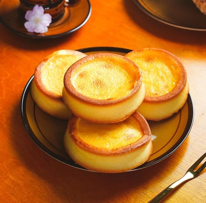 Egg Tarts Cake Snack, 6 Individually Wrapped 9.74oz Egg Tarts Cake,10.59 oz