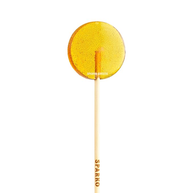 Sparko Sweets Natural Honey Lollipops, 18 Pieces, Handcrafted in USA, No Artificial Ingredients, No Corn Syrup, 0.75 Pound - Perfect for Tea Stirrers, Sore Throat Remedy, and Gifts